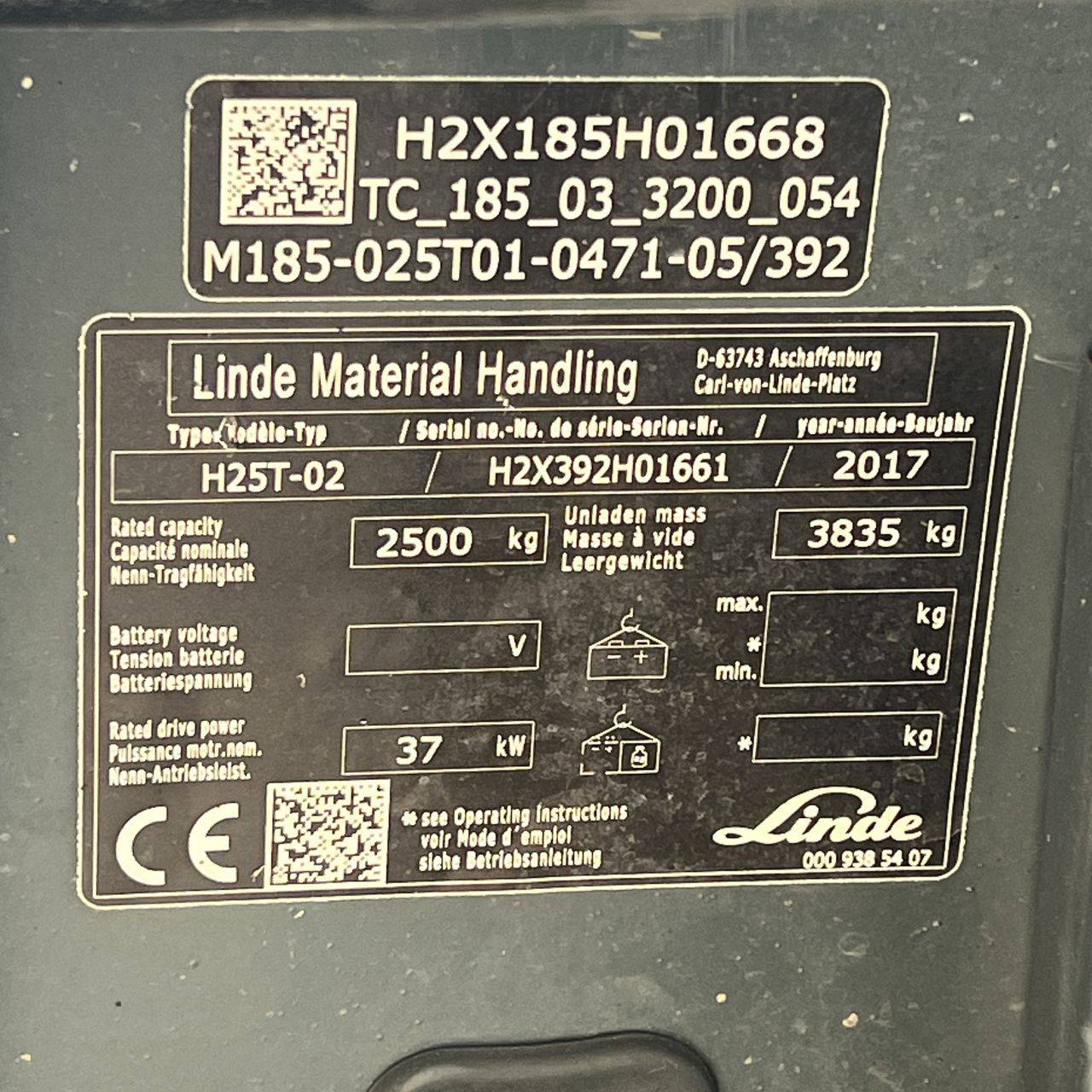 Linde H25T (392) EVO [17753]
