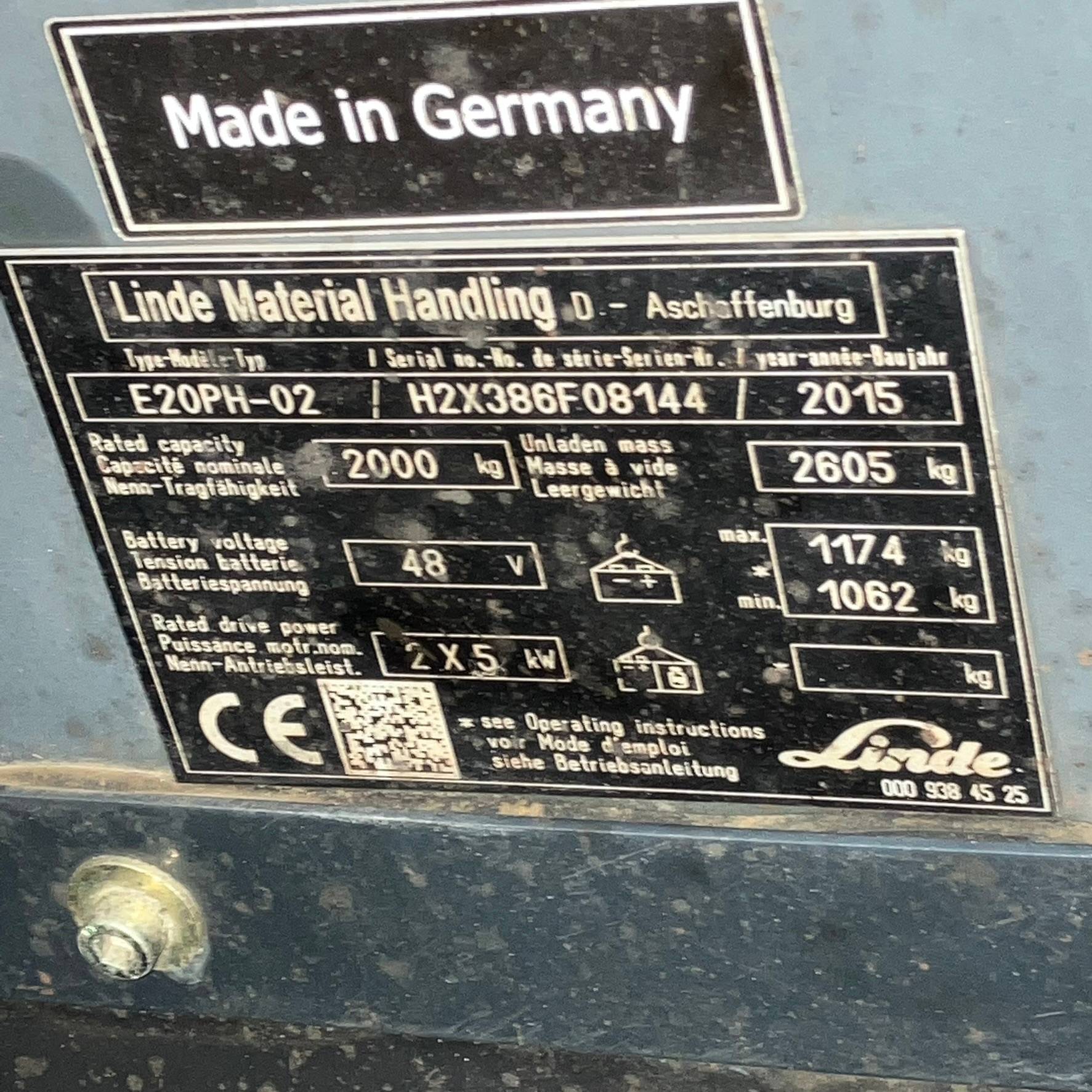 Linde E20PH (386-02) EVO [18025]