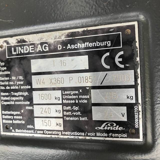 Linde T16 (360) [18123]