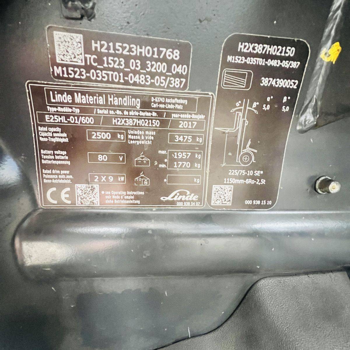 Linde E25/600 HL (387) [18294]
