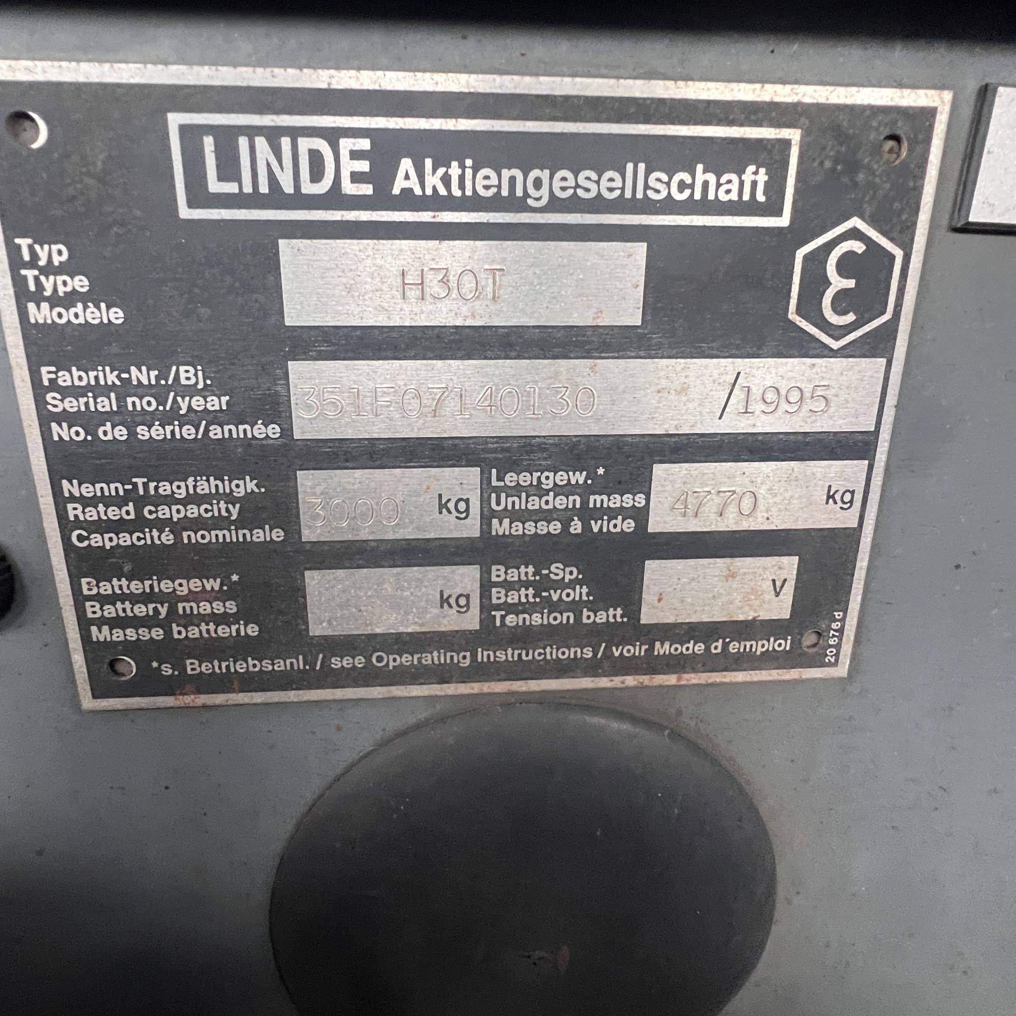 Linde H30T (351) [18366]
