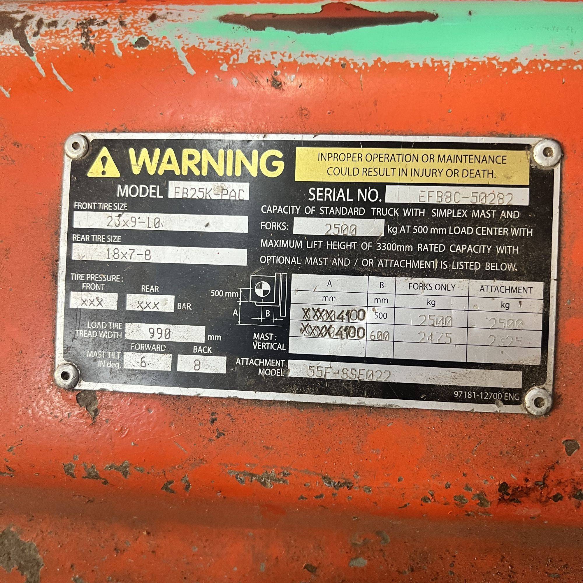 Mitsubishi FB25K-PAC [18501]