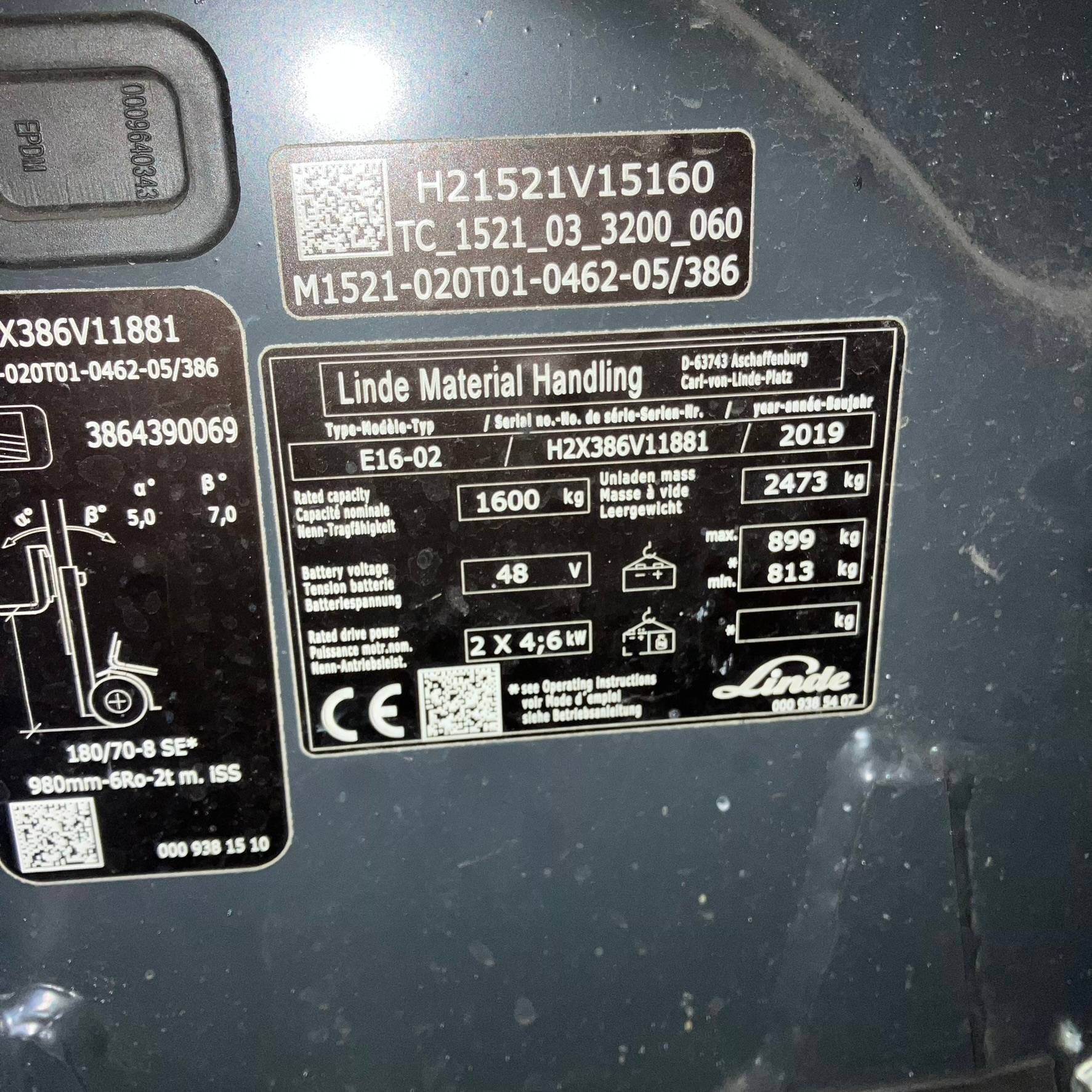 Linde E16 (386-02) EVO [18514]