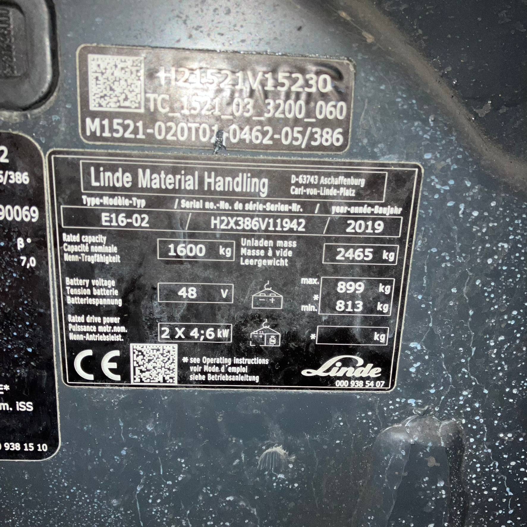 Linde E16 (386-02) EVO [18515]
