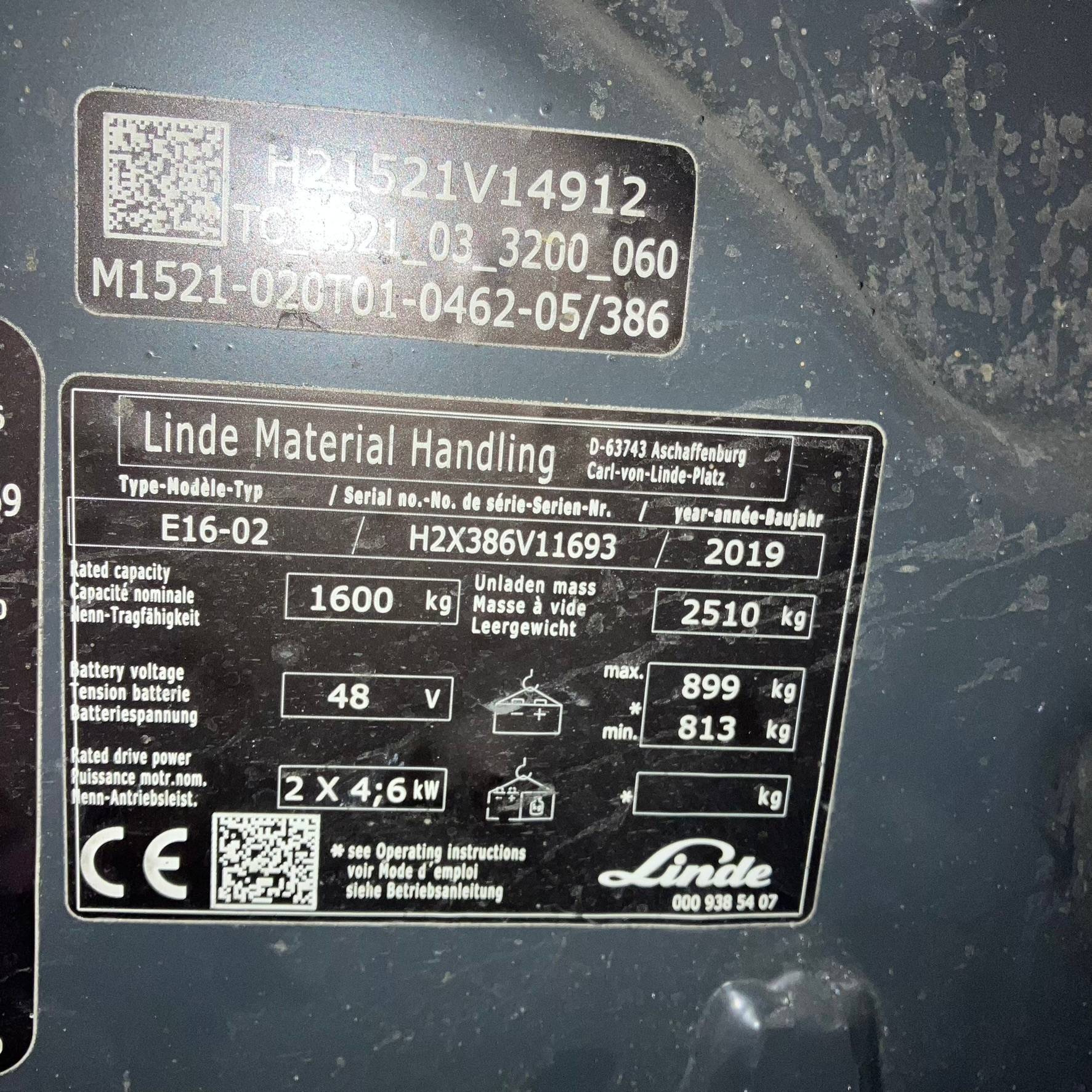 Linde E16 (386-02) EVO [18516]