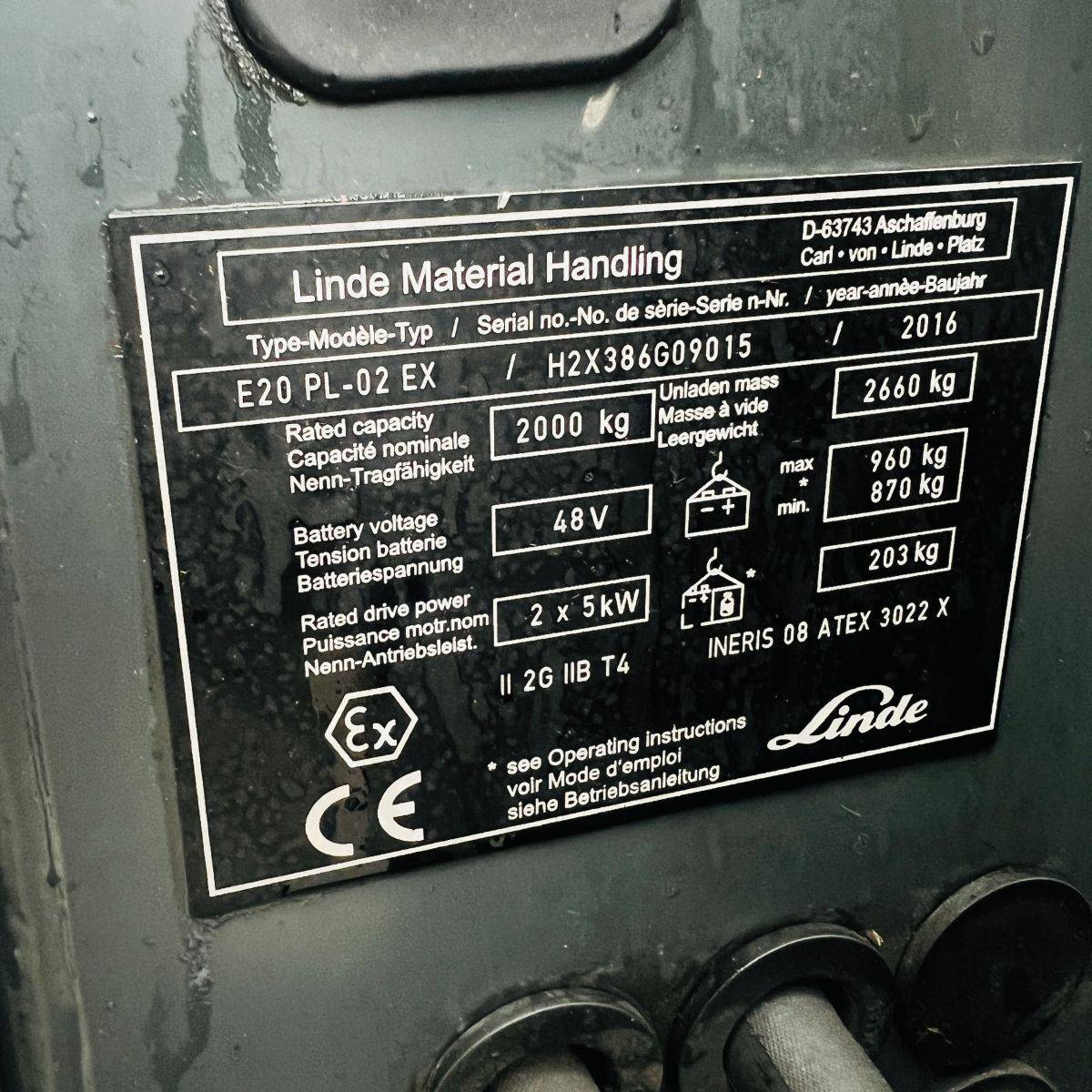 Linde E20PL (386-02) EVO EX [18593]