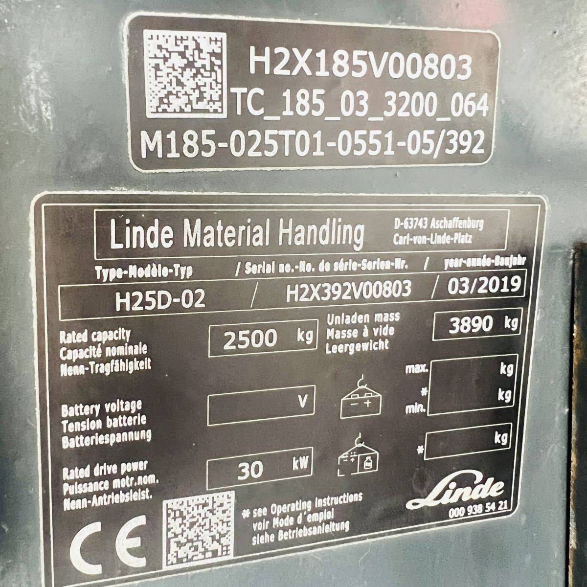 Linde H25D (392-02) EVO [19042]