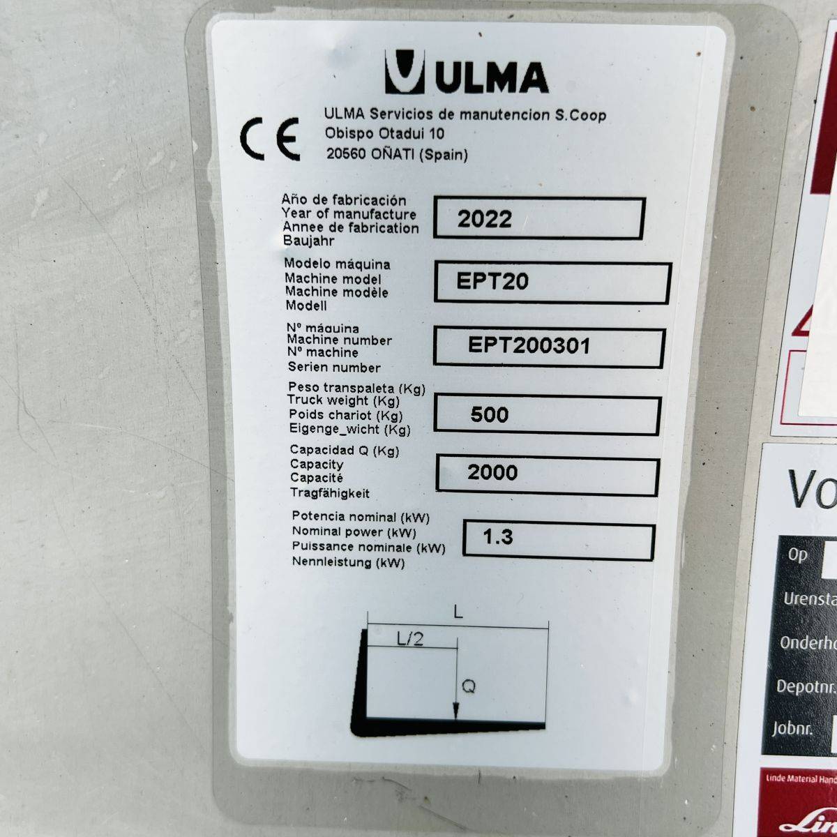Ulma EPT20C Li-ion [19063]