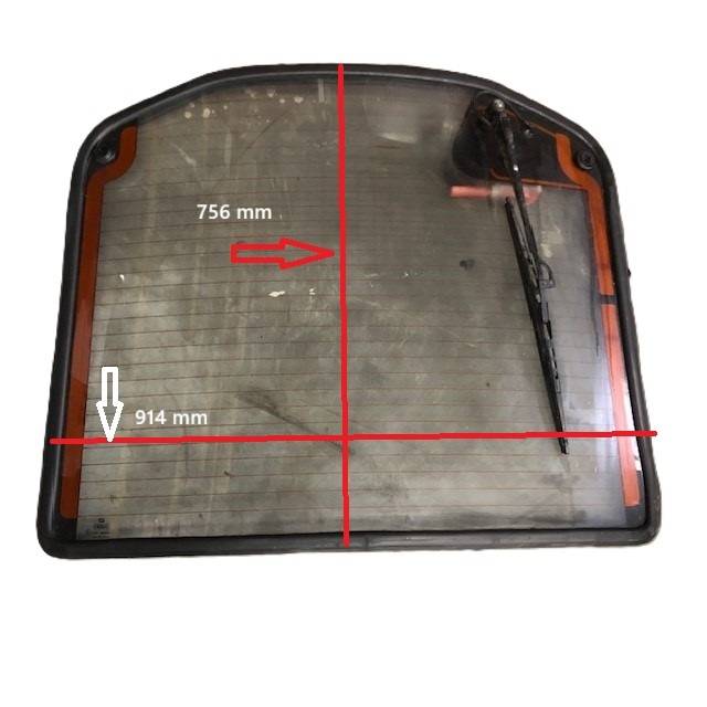 Back window for Linde Linde H14-20, Series 391 (3914375702)