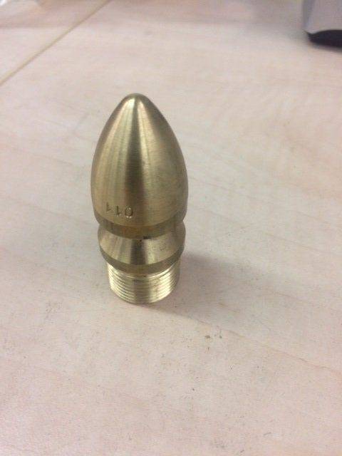 Brass pipe cleaning nozzle with M22 x 1.5 external thread Kärcher 5.763-011.0 (57630110)