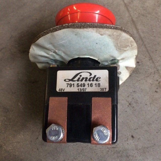 Emergency stop switch for Linde Series 1110/1111/1190/132 Linde  (7915491618)
