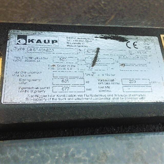 Kaup  Fork positioner with separate sideshift Kaup 4.5T466BZA (4.5T466BZA)