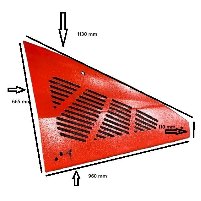 Side panel, right for Linde 394-02 Linde H40D-02, Series 394-02 (EVO) (3944301848)