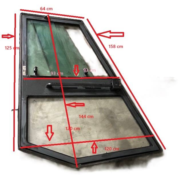 Left door for Linde H60-80, Series 396 Linde H60-80, Series 396 (3964307301)