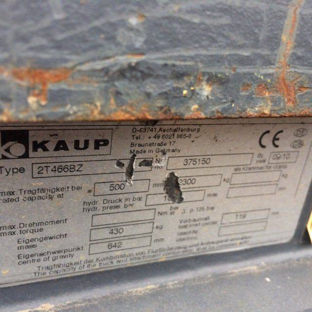 Kaup Fork positioner with separate Sideshift Kaup 2T466BZ (2T466BZ)