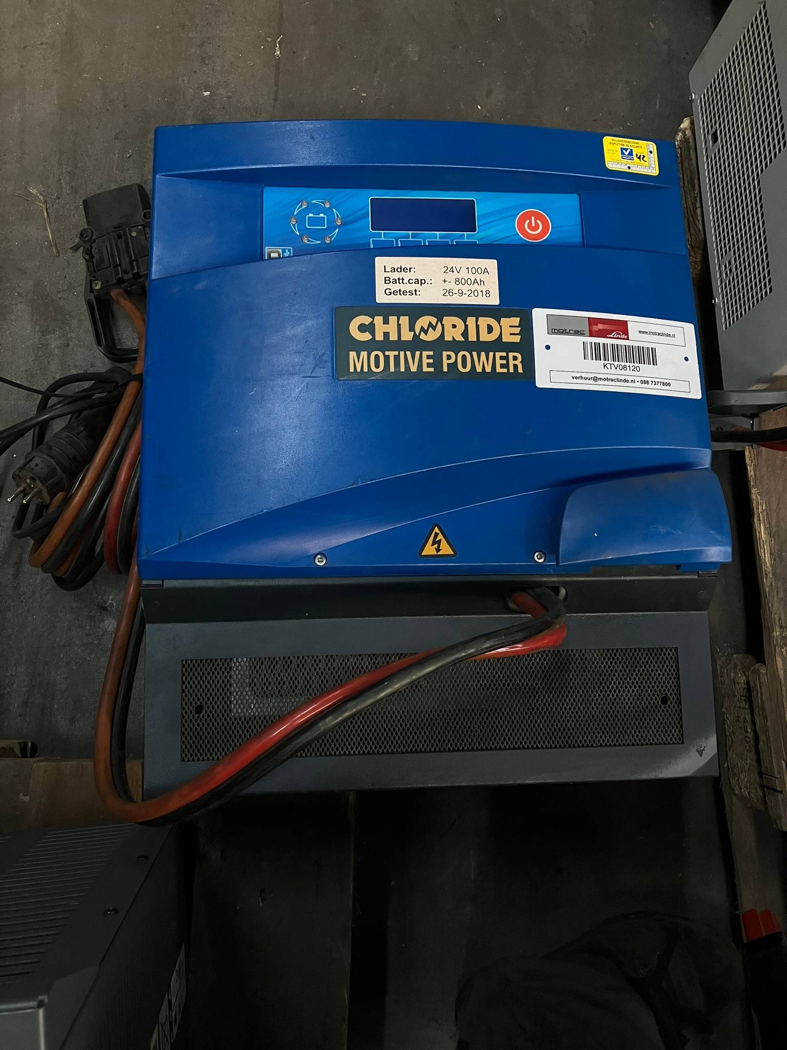 Chloride Motive Power 24V/100A Chloride 24V/100A Motive Power